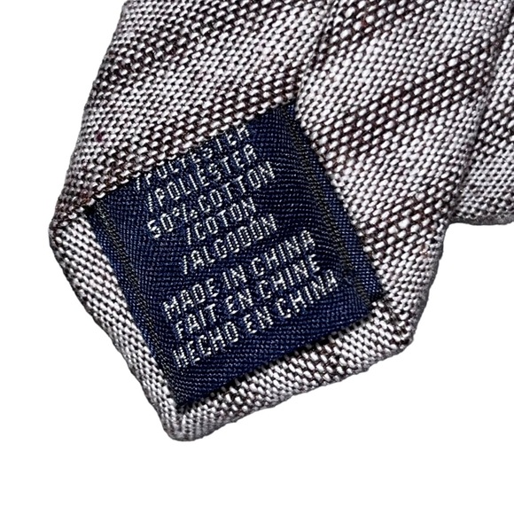 NEW Men’s Original Penguin Aziz Brown Striped Neck Tie - Picture 7 of 8